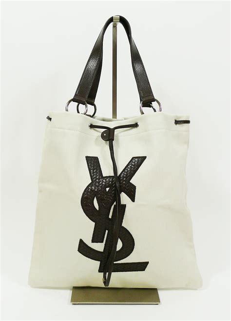 canvas ysl|ysl canvas tote bag.